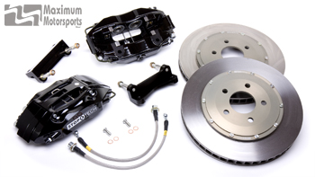 StopTech CMC Big Brake Kit, 13&quot; with 4-piston ST-40 calipers, 1994-2004 Mustang