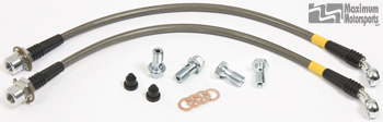 MM Stainless Brake Hose Kit, 1979-93 Mustang with SN95 calipers, front