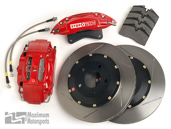 StopTech Big Brake Kit, 15&quot;, 6-piston, 2007-2014 GT500 and 2012-2014 Mustang with OEM Brembo calipers