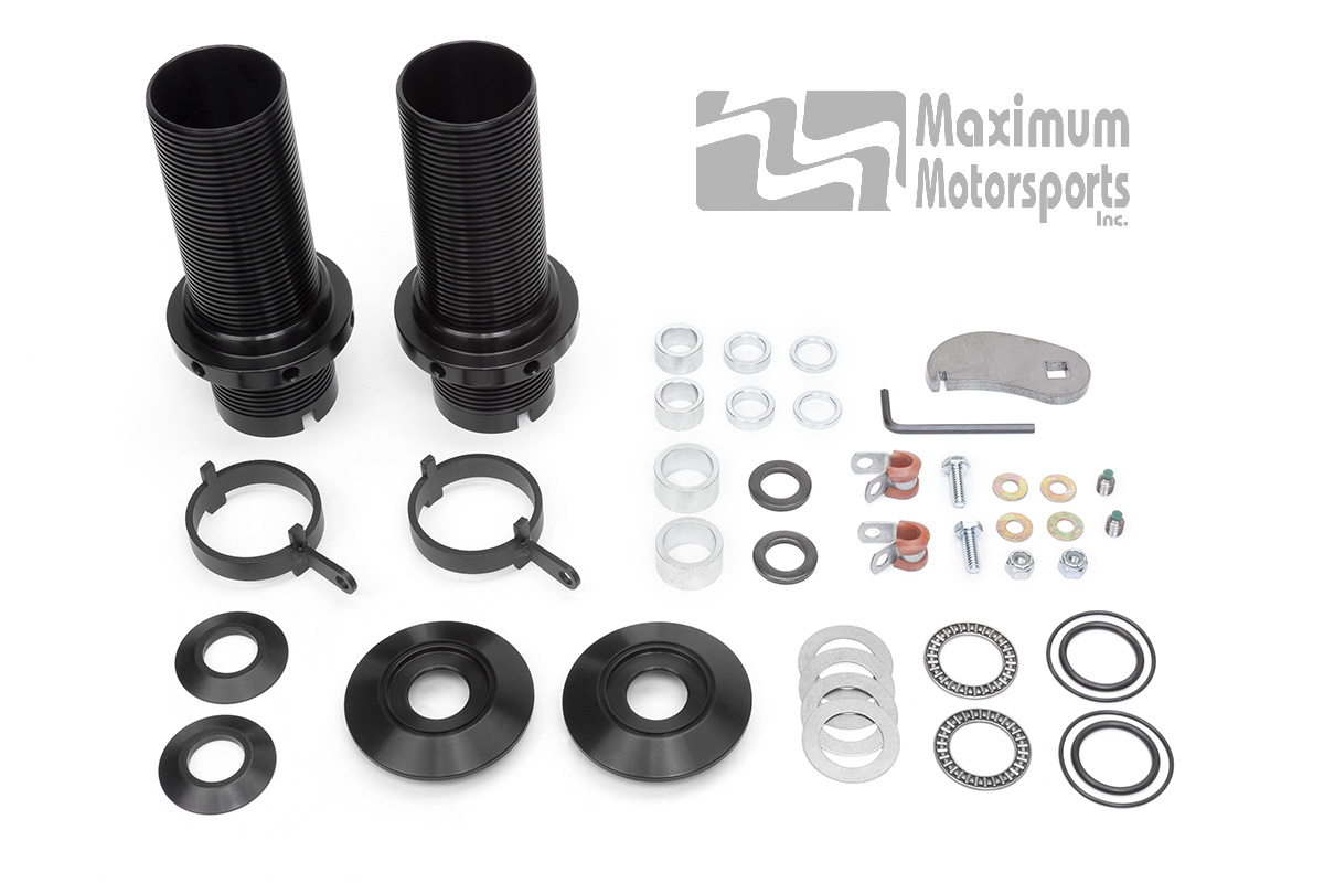 Coil-over Kit with Springs, Front, fits 3rd-Generation Black MM Struts, 1979-2004 Mustang