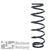Barrel-shaped Coil-over Spring, 200 lb/in, 12" free length, 2.5" dia. (12B0200UHT)