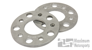 3/8&quot; thick wheel spacers, 5-Lug, pair, 1979-2014 Mustang