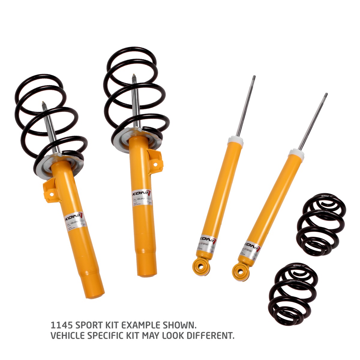 Koni Sport suspension kit, 1994-04 Mustang V8 convertible (solid axle)