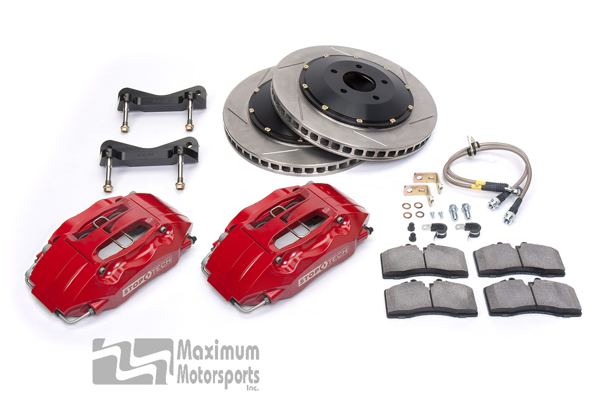 StopTech Big Brake Kit, 14&quot; rotors, 4-piston/6-piston calipers, 2005-2014 Mustang