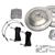 StopTech Trophy Sport Brake Kit, 15" rotors, 6-piston STR calipers, 2005-2014 Mustang